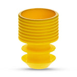Simport Scientific Flanged Plug Cap 12MM T404-10Y - 1000.0 Each