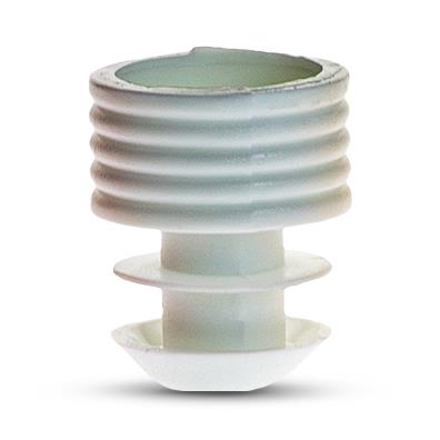 Simport Scientific Flanged Plug Cap 12MM T404-3W - 1000.0 Each