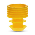 Simport Scientific Flanged Plug Cap 12MM T404-3Y - 1000.0 Each