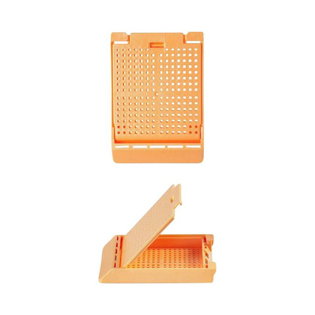 Simport Scientific Slimsette Unisette Biopsy Cassette, 35? Angle, Quickload, Taped, Peach - M510-7T - 2000 Each