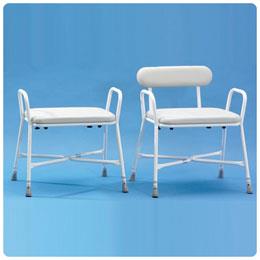 Performance Health Homecraft Sherwood Plus Bariatric Shower Chair with Padded Back 567004 - 1.0 Each - MDL-SNR567004