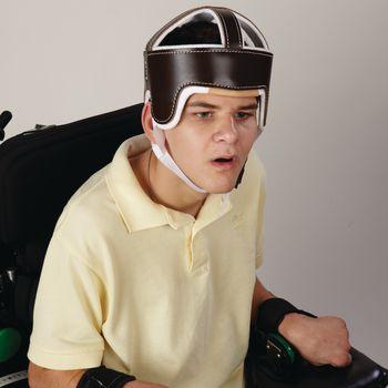 Performance Health Leather Protective Helmets with Chin Strap 920235 - 1.0 Each