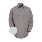 Vf Workwear-Div / Vf Imagewear (W) Sleeve Patterned Industrial Unisex 65% Polyester/35% Cotton Long Sleeved Work Shirt, White Stripe - SP10GWL - 1 Each