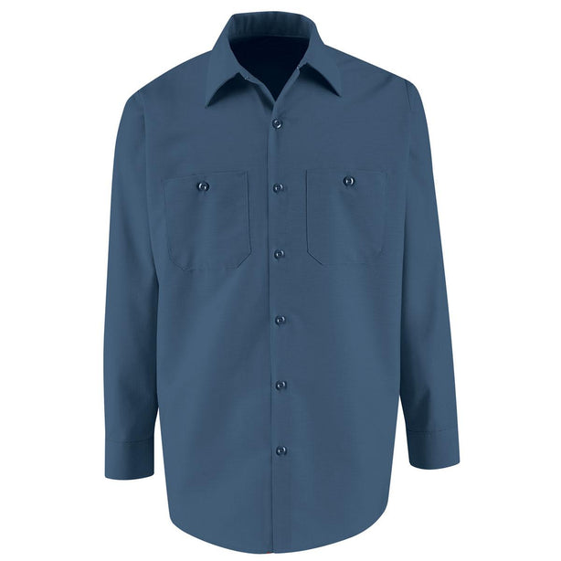 Long Sleeve Industrial Work Shirts - SP14DBL - 1 Each - MDL-SP14DBL