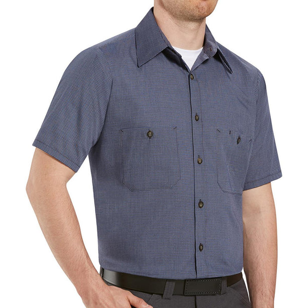 VF WORKWEAR-DIV/VF IMAGEWEAR (W) Short Sleeve Patterned Industrial Work Shirts SP20EXL 1 Each - MDL-SP20EXL
