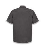 Vf Workwear-Div / Vf Imagewear (W) Short Sleeve Short-Sleeve Industrial Solid Work Shirt, Men's, Charcoal, Size 2XL - SP24CHXXL - 1 Each