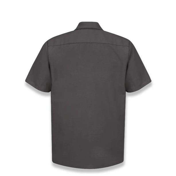 Vf Workwear-Div / Vf Imagewear (W) Short Sleeve Short-Sleeve Industrial Solid Work Shirt, Men's, Charcoal, Size 2XL - SP24CHXXL - 1 Each