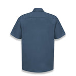 Vf Workwear-Div / Vf Imagewear (W) Short Sleeve Short-Sleeve Industrial Solid Work Shirt, Men's, Dark Blue, Size L - SP24DBL - 1 Each