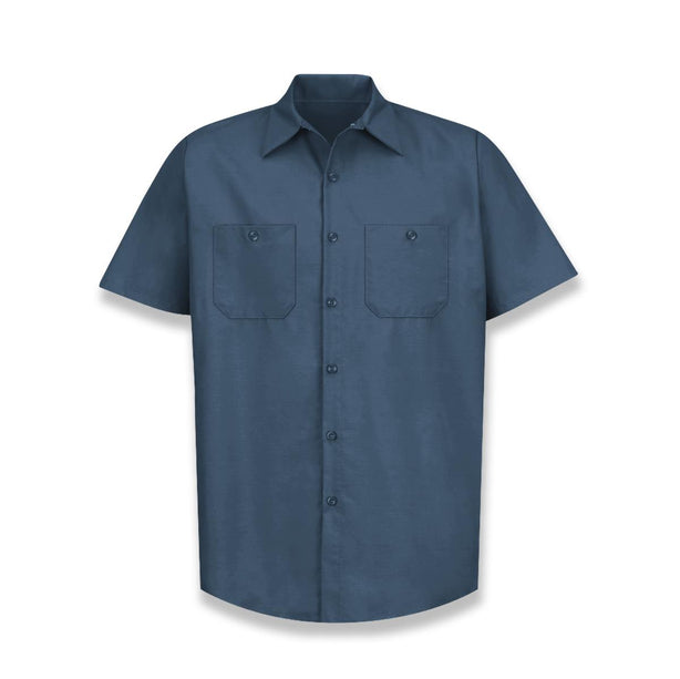 Vf Workwear-Div / Vf Imagewear (W) Short Sleeve Short-Sleeve Industrial Solid Work Shirt, Men's, Dark Blue, Size S - SP24DBS - 1 Each