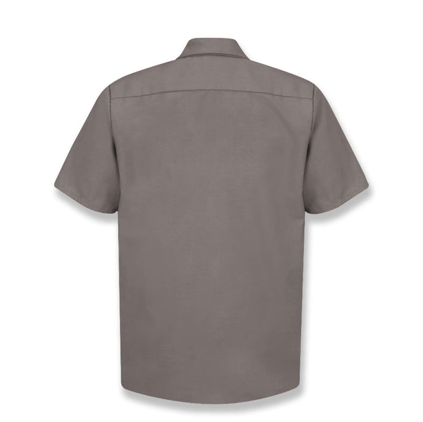 Vf Workwear-Div / Vf Imagewear (W) Short Sleeve Short-Sleeve Industrial Solid Work Shirt, Men's, Gray, Size 2XL - SP24GYXXL - 1 Each