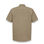 Vf Workwear-Div / Vf Imagewear (W) Short Sleeve Short-Sleeve Industrial Solid Work Shirt, Men's, Khaki, Size 2XL - SP24KKXXL - 1 Each