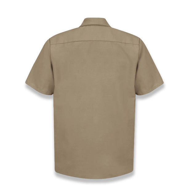Vf Workwear-Div / Vf Imagewear (W) Short Sleeve Short-Sleeve Industrial Solid Work Shirt, Men's, Khaki, Size 2XL - SP24KKXXL - 1 Each