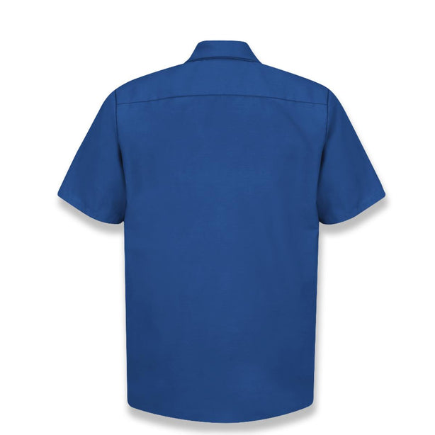 Vf Workwear-Div / Vf Imagewear (W) Short Sleeve Short-Sleeve Industrial Solid Work Shirt, Men's, Royal Blue, Size 5XL - SP24RB-SS-5XL - 1 Each
