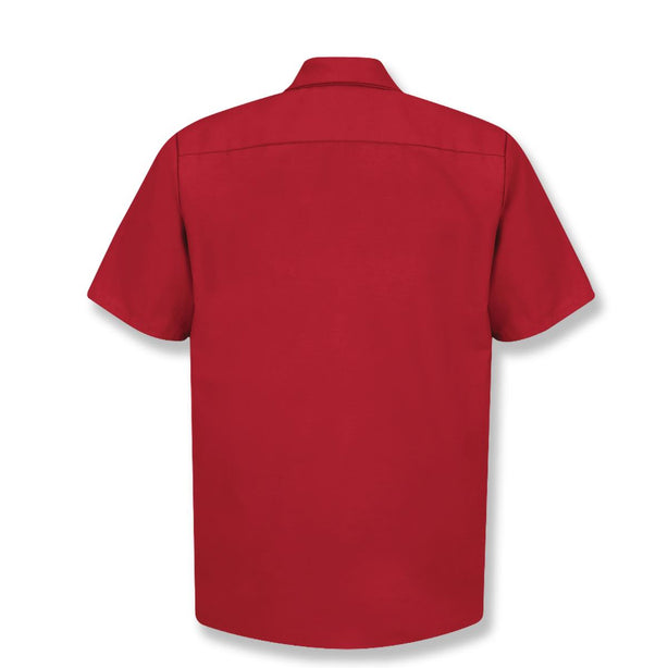 Vf Workwear-Div / Vf Imagewear (W) Short Sleeve Short-Sleeve Industrial Solid Work Shirt, Men's, Red, Size M - SP24RDM - 1 Each