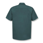 Vf Workwear-Div / Vf Imagewear (W) Short Sleeve Short-Sleeve Industrial Solid Work Shirt, Men's, Spruce Green, Size 4XL - SP24SG4XL - 1 Each