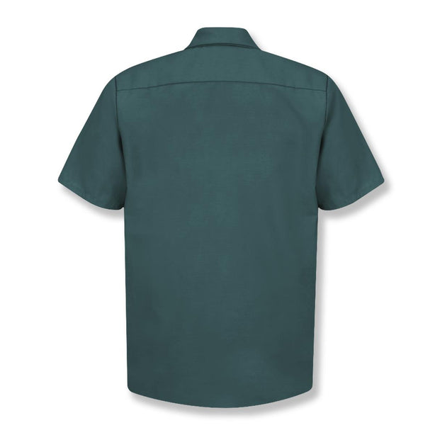 Vf Workwear-Div / Vf Imagewear (W) Short Sleeve Short-Sleeve Industrial Solid Work Shirt, Men's, Spruce Green, Size 4XL - SP24SG4XL - 1 Each