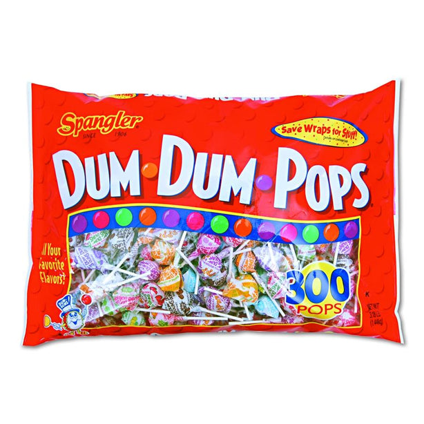 Dum Dums Candy Lollipops - 60 - 300 Each - MDL-SPA60