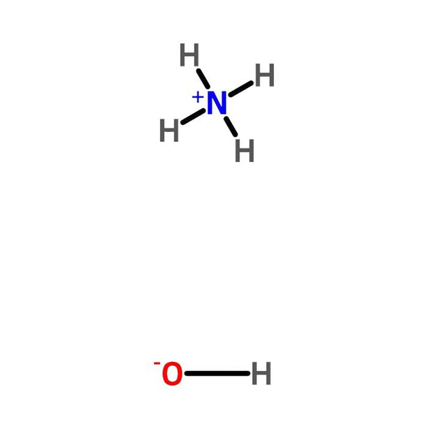 Spectrum Chemical Solution Ammonium Hydroxide, 50% (V / V) Sol, Poly Bottle, 500 mL - A-160-500MLPL - 1 Each