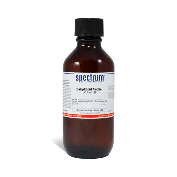 Dehydrated Alcohol, 200 Proof, 500 mL, Spectrum Chemical - ET107-500MLGL - 1 Each