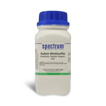 Spectrum Chemical Sodium Metabisulfite Reagent, ACS, 500 g - S1334-500GM - 1 Each