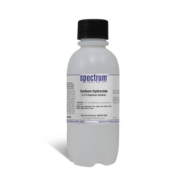 Spectrum Chemical Mfg Corp Spectrum Chemical Sodium Hydroxide 0.5 N Solution S-360-500ML - 1.0 Each