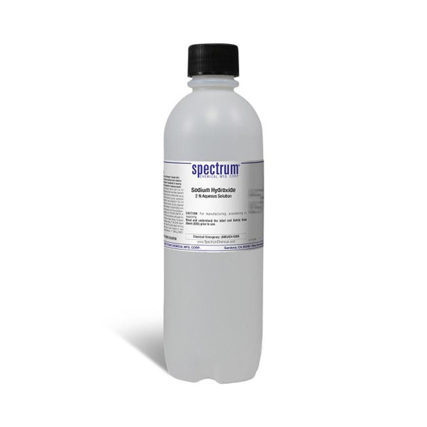 Spectrum Chemical Sodium Hydroxide, 2 N Aqueous Solution, 4 L - S-375-4LTPL - 1 Each
