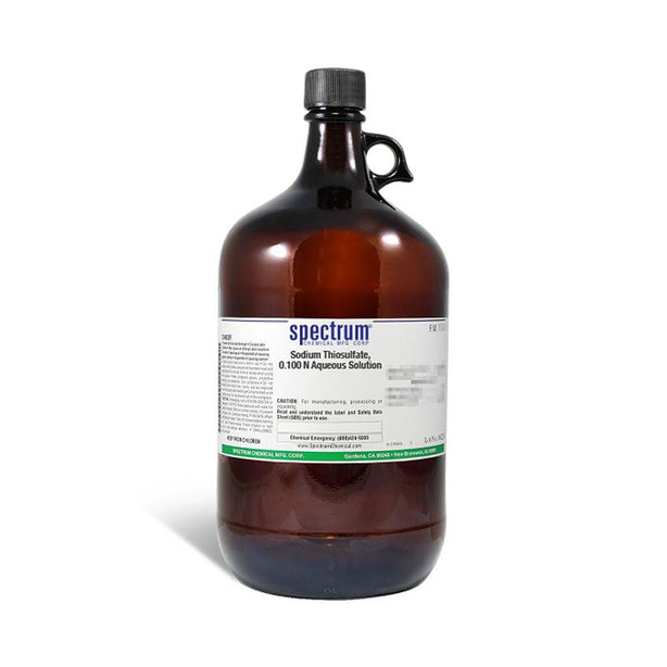 Spectrum Chemical Mfg Corp Spectrum Chemical Sodium Thiosulfate 0.1 N Solution S-535-4LTGL - 1.0 Each