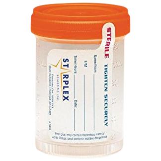 Starplex Scientific Leakbuster 60 mL Specimen Container B602-1O 500.0 Each-MDL-SPXB6021O