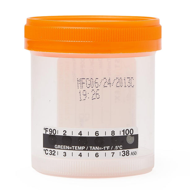 Starplex Scientific Sterile with Temperature Container, Wide Mouth, Ns, 90ML, Temp Strip - WB902-1ONTS - 400 Each