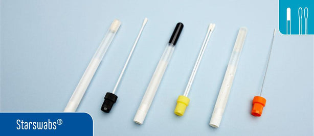 Starplex Scientific Starswab II with Clear Medium Swab, Mod Liqu Amies, Fine Tip, Strl - SP130L-W - 100 Each