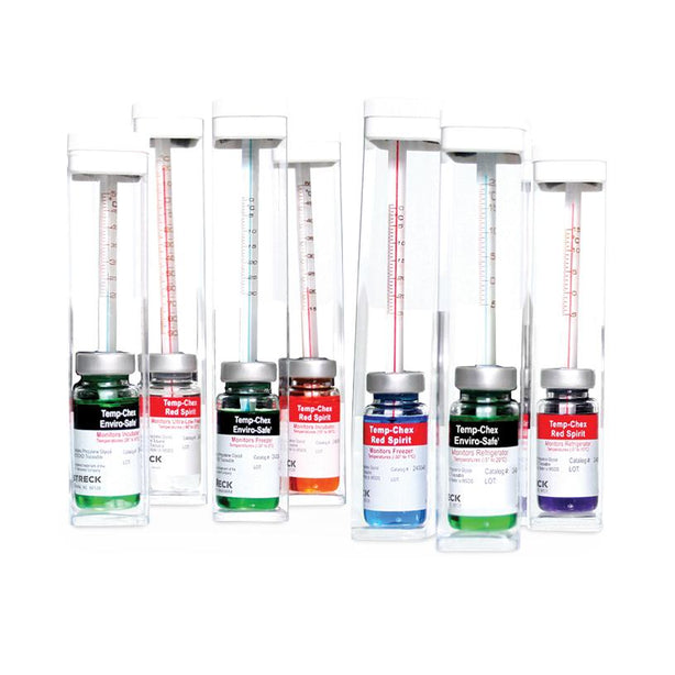 Streck Laboratories Temp-Chex Digital Thermometer, Red Spirit, -90°C to 25°C Ultra-Low Freezer - SQK240047