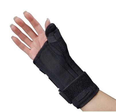 S2S Global Black Foam Wrist and Thumb Splints - 1130LSPP - 1 Each - MDL-SQS1130LSPP