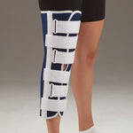 S2s Global Sized 1154MPP Blue Canvas Knee Immobilizer, 22" Long, Size M - MDL-SQS1154MPP - 8 Each