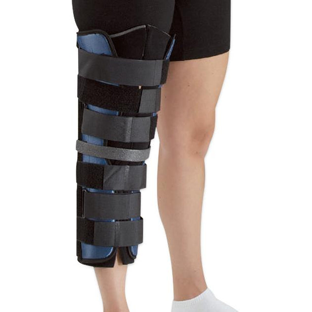 S2s Global Tri-Panel Canvas Knee Immobilizer, 19" Long - SQS1163PP