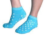 S2s Global 2912 Double-Tread Slipper Socks, Light Blue, Size M - MDL-SQS2912H - 1 Pair