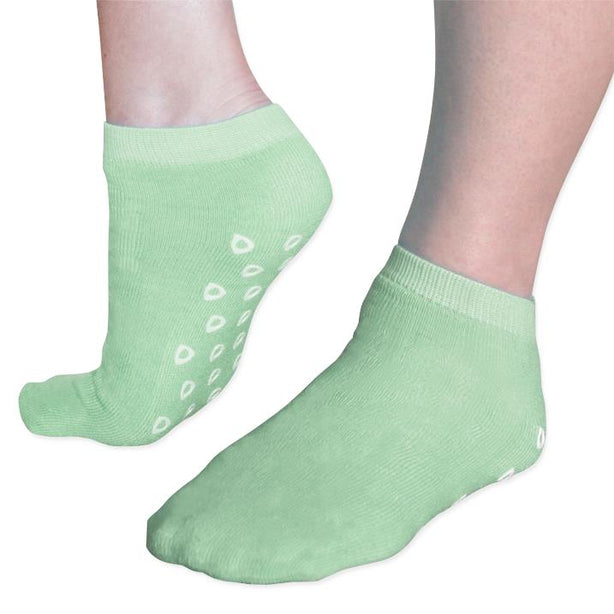 S2s Global 2951 Fall Management Slipper Socks, All Around Tread, 1 Pair, Light Green, Size S - MDL-SQS2951 - 48 Pair