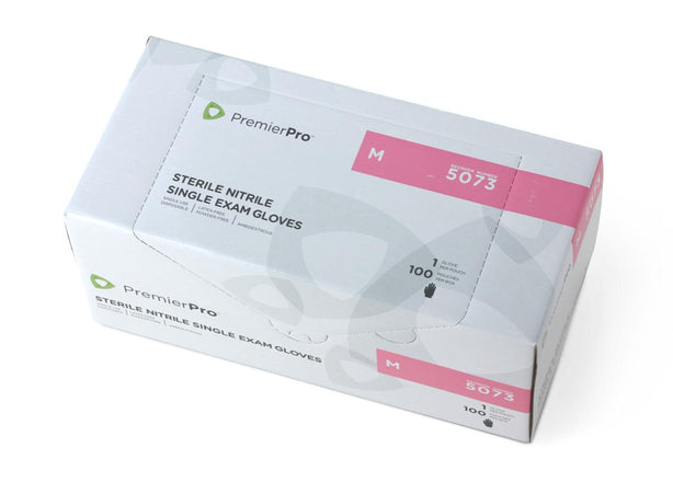 S2s Global PremierPro Sterile Nitrile Single Exam Gloves 5073 - 400.0 Each