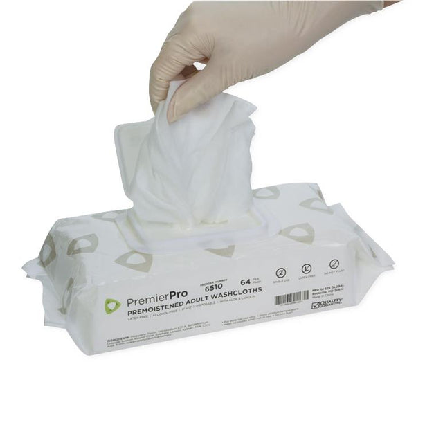 Soft Wipes, Adult, PremierPro Premoistened - 6510 - 8 Pack