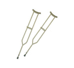 S2s Global Stainless Steel Adult Bariatric Crutches 7754 - 4.0 Pair - MDL-SQS7754