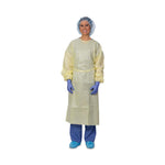 S2s Global Disposable Full-Back Tri-Layer SMS Isolation Gowns LV240 100.0 Each-MDL-SQSLV240