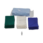 S2s Global OR X8314W Sterile Towel, 16" x 26", X-Ray Detectable, White, 4 per Pkg - MDL-SQSX8314W - 20 Pack
