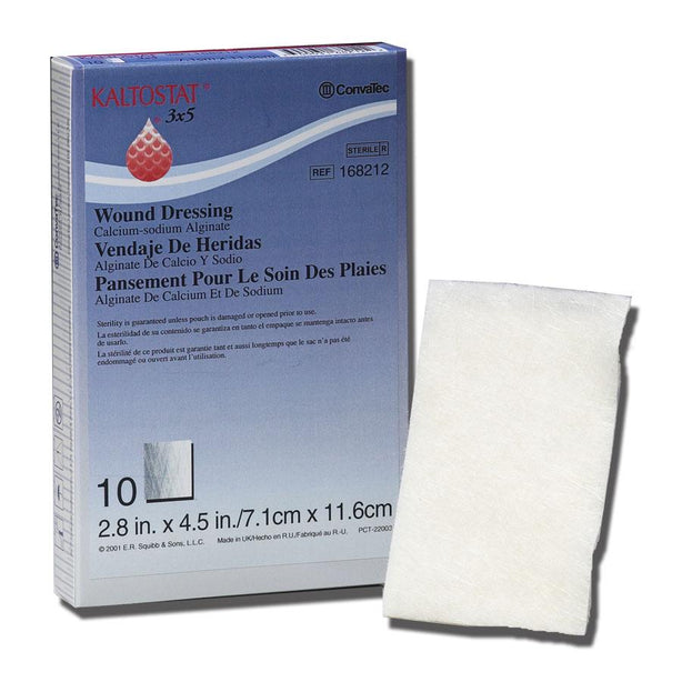 CONVATEC Kaltostat Calcium-Sodium Alginate Wound Dressings 168210 1 Each-MDL-SQU168210H