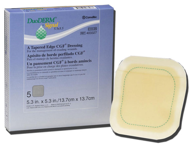 CONVATEC DuoDERM Signal Dressings 403327 5 Each-MDL-SQU403327