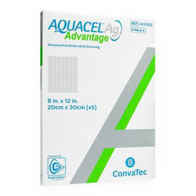 Convatec Aquacel Ag Advantage Surgical Advanced Hydrofiber Dressings 422302 5.0 Each-MDL-SQU422302Z
