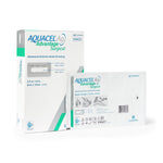 Convatec Surgical Advanced Hydrofiber Aquacel AG Advantage Dressing, 3.5" x 6" - 422604 - 10 Each