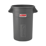 SUNCAST CORPORATION ZLN Round Trash Cans TCU32 1 Each-MDL-SRWTRD32GRA