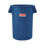 SUNCAST CORPORATION ZLN Round Trash Cans TCU55BL 1 Each - MDL-SRWTRD55BLU