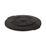 Suncast Zln Round Trash Can Lid, 44 Gallon, Black - TCU44GLIDD - 1 Each
