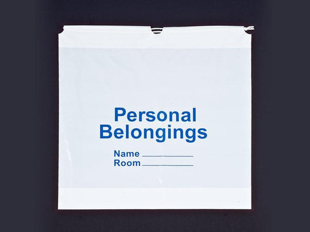 Star Poly Bag, Inc. Patient Belongings and Valuables Bags S19192 - 500.0 Each