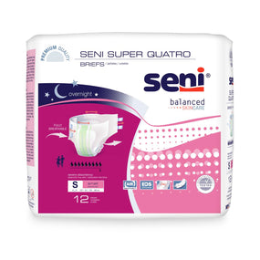 TZMO USA Seni Super Quatro Briefs S-SM12-BQ1 48 Each - MDL-SSM12BQ1